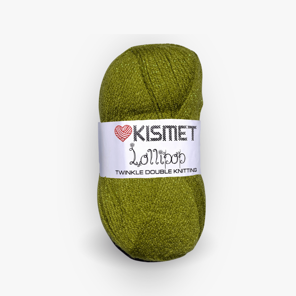 Lollipop Twinkle Dbl Knit Chartreuse 58 - Ragland Fabrics