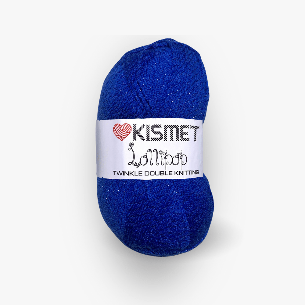 Lollipop Twinkle Dbl Knit Royal Blue 28 - Ragland Fabrics