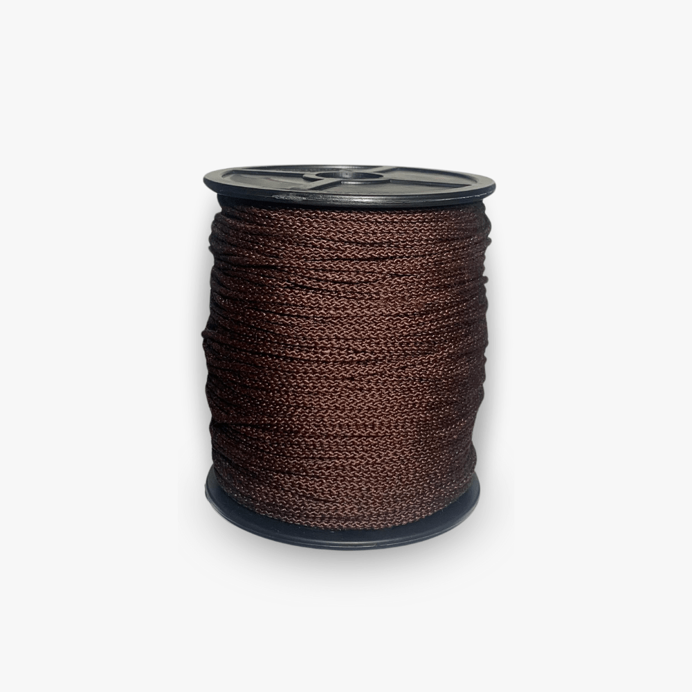 Nylon Cord 2mm Choc Brown (100met) - Ragland Fabrics