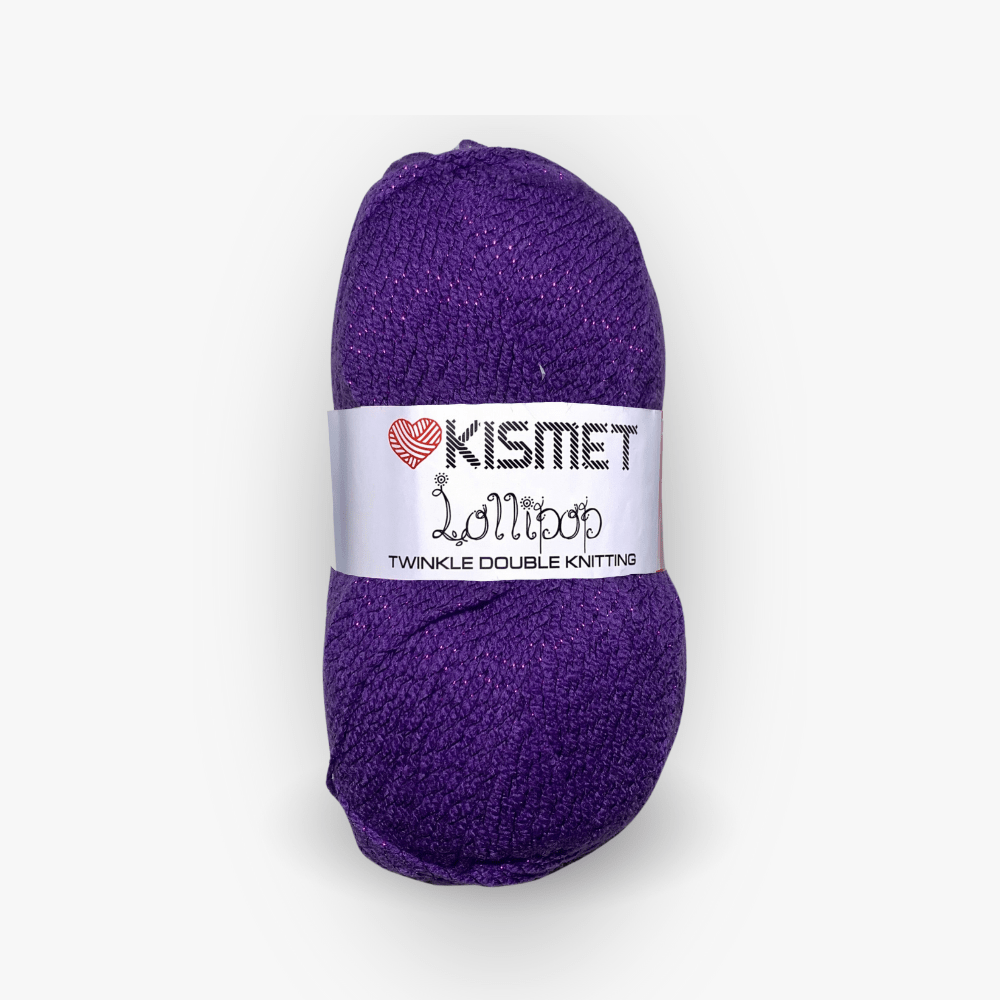 Lollipop Twinkle Dbl Knit Violet 38 - Ragland Fabrics