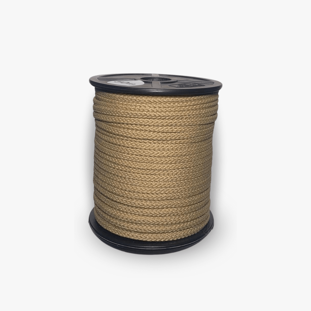 Nylon Flat Cord Khaki - Ragland Fabrics