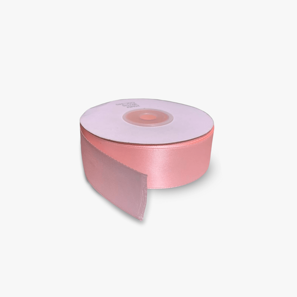 Satin Ribbon 25mm Baby Pink 340 - Ragland Fabrics