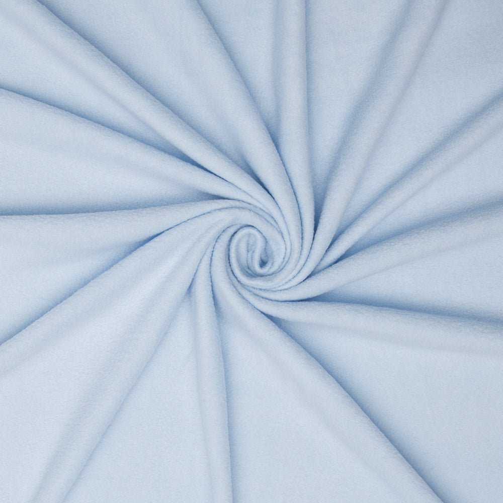 Plain Polar Fleece Baby Blue 140cm - Ragland Fabrics