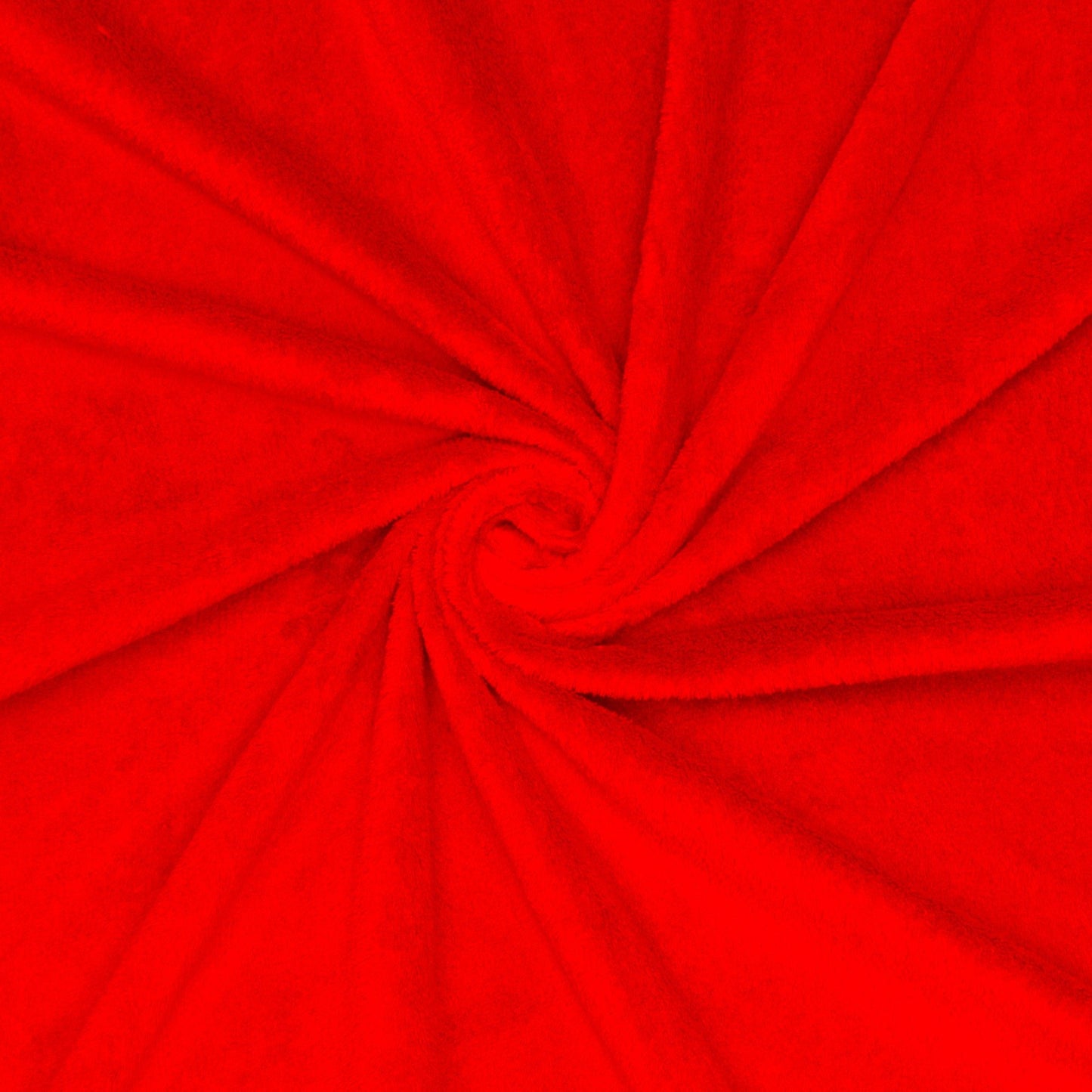Coral Fleece Plain Red - Ragland Fabrics