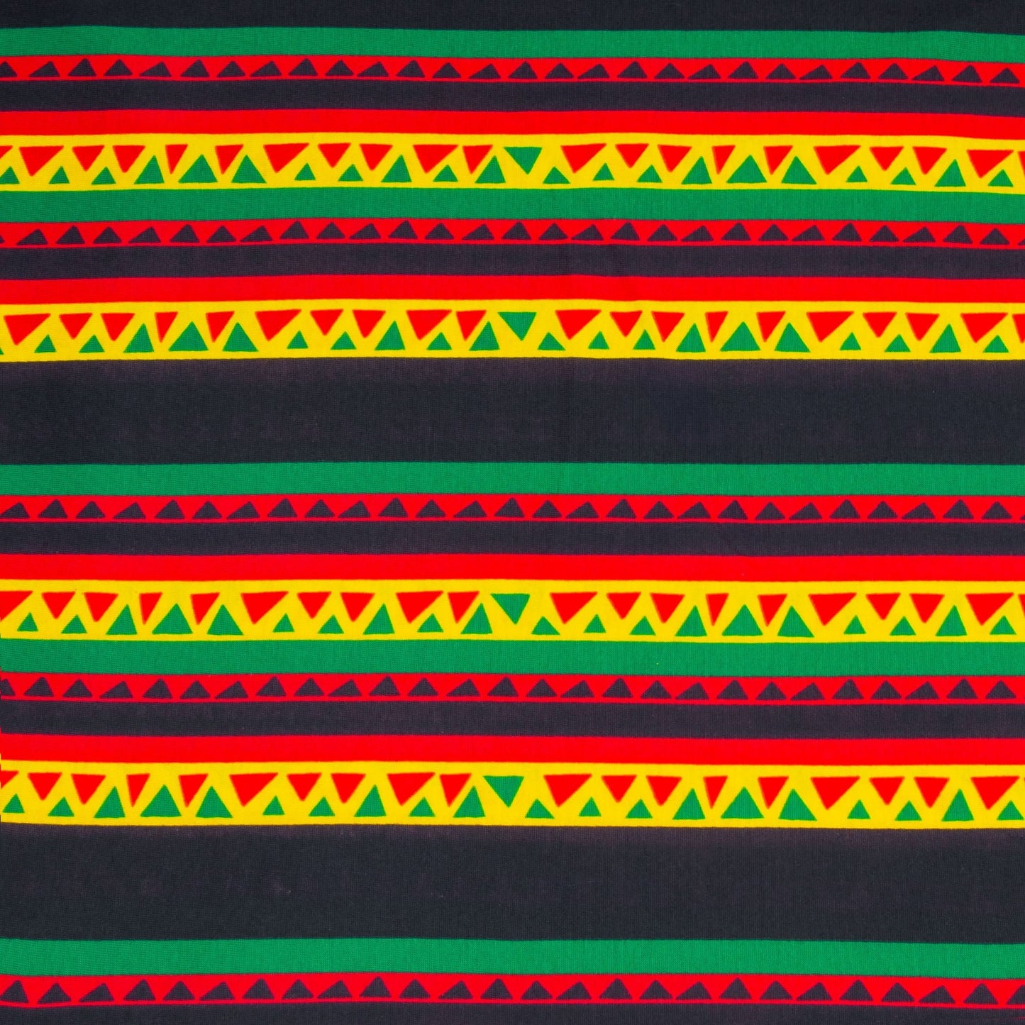 Cotton Knit Rasta Stripe Print - Ragland Fabrics