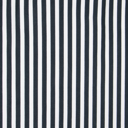 Cotton Knit Navy/White Stripe