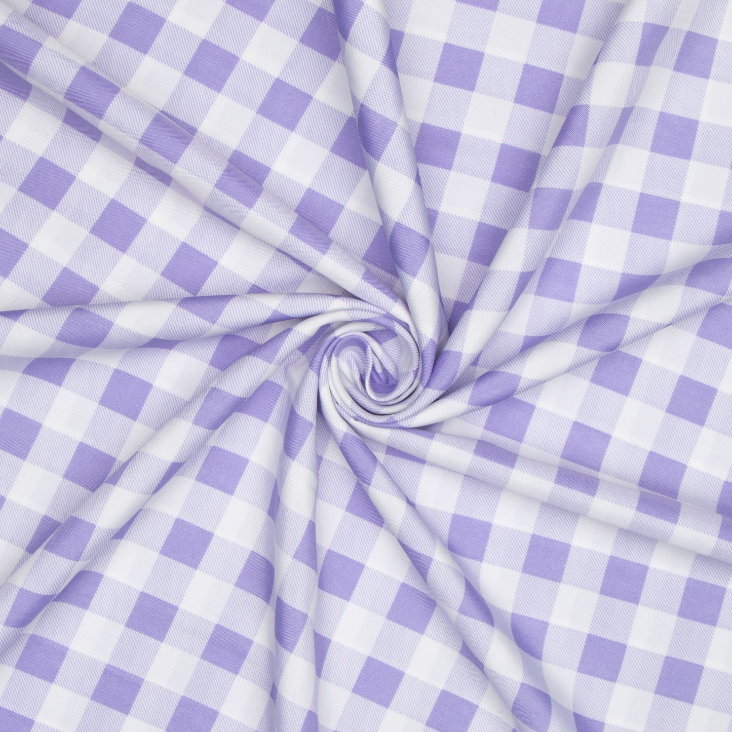 Printed Mini Matt Check Lilac
