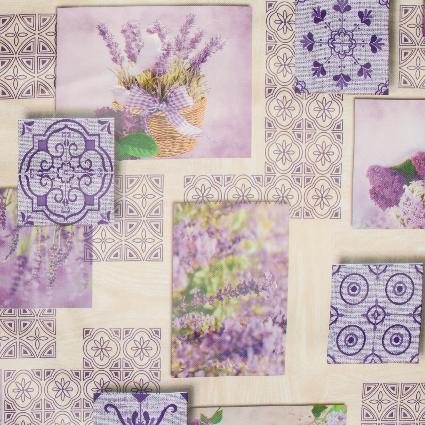 Printed PVC Table Cloth COM - 6455 - 1 - Ragland Fabrics