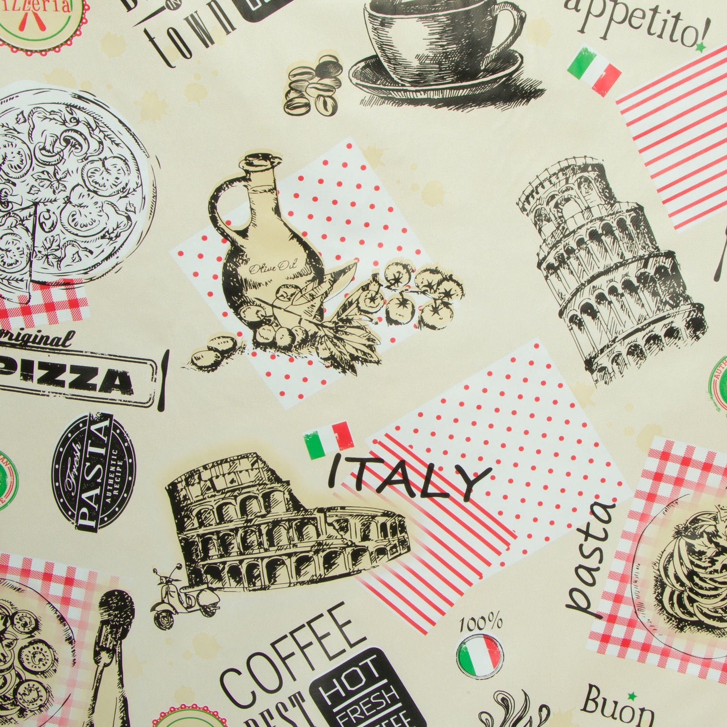 Printed PVC Table Cloth 1 - 6447 - 3 - Ragland Fabrics