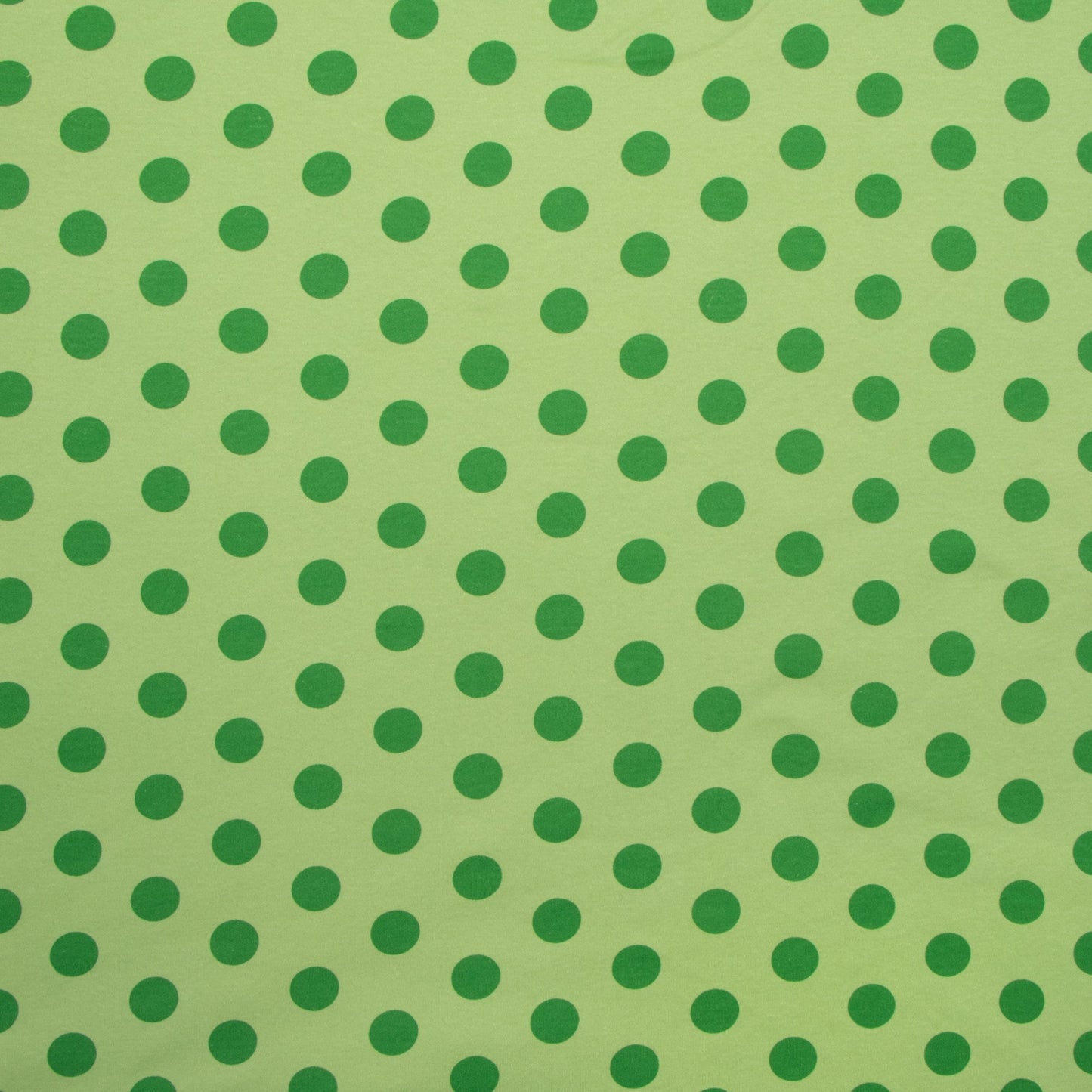 Cotton Knit Dotty Lime - Ragland Fabrics