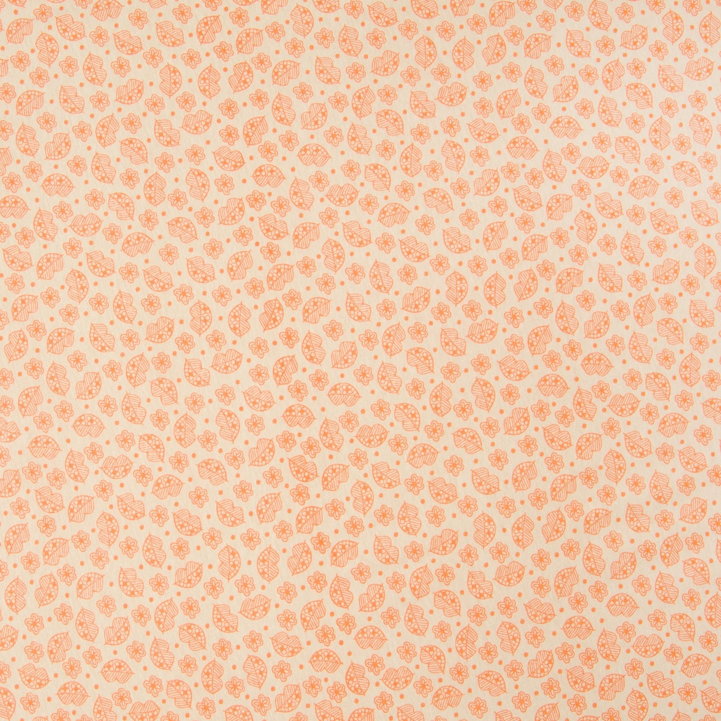 Cotton Knit Orange Kisses - Ragland Fabrics