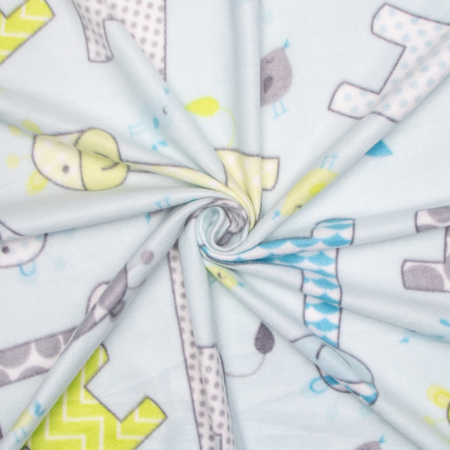 Printed Polar Fleece Giraffe
