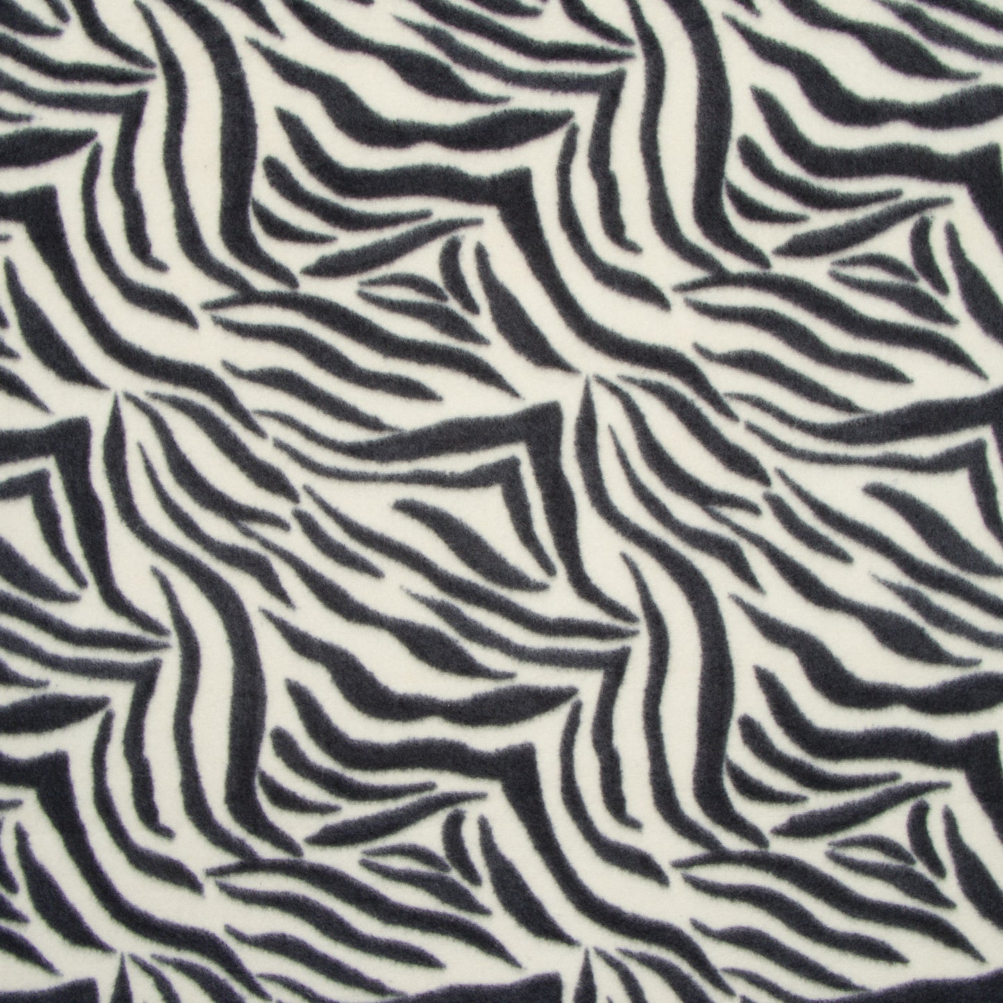 Printed Polar Fleece White Tiger