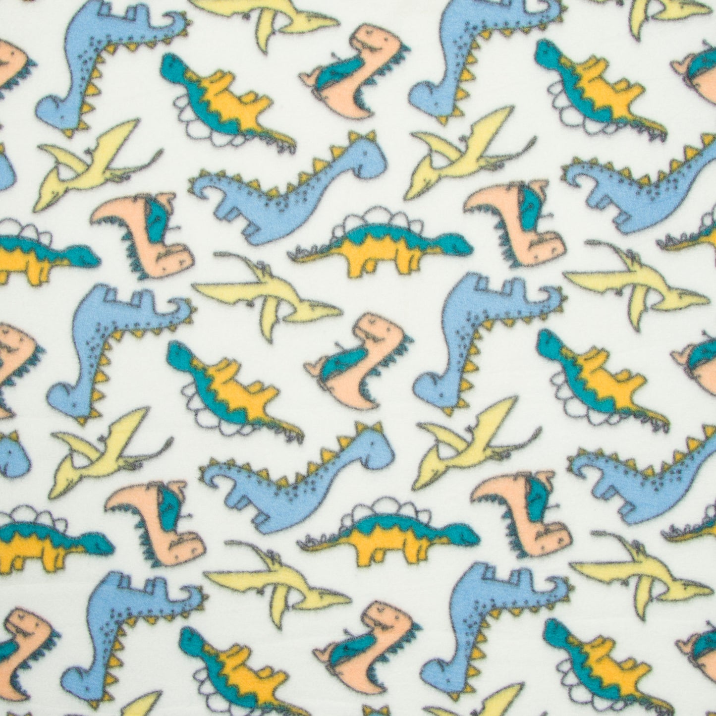 Printed Polar Fleece Dino Kids - Ragland Fabrics