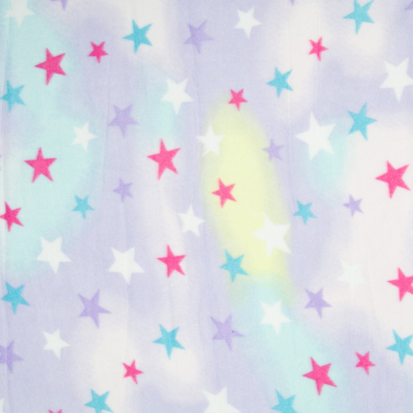 Printed Polar Fleece Stars
