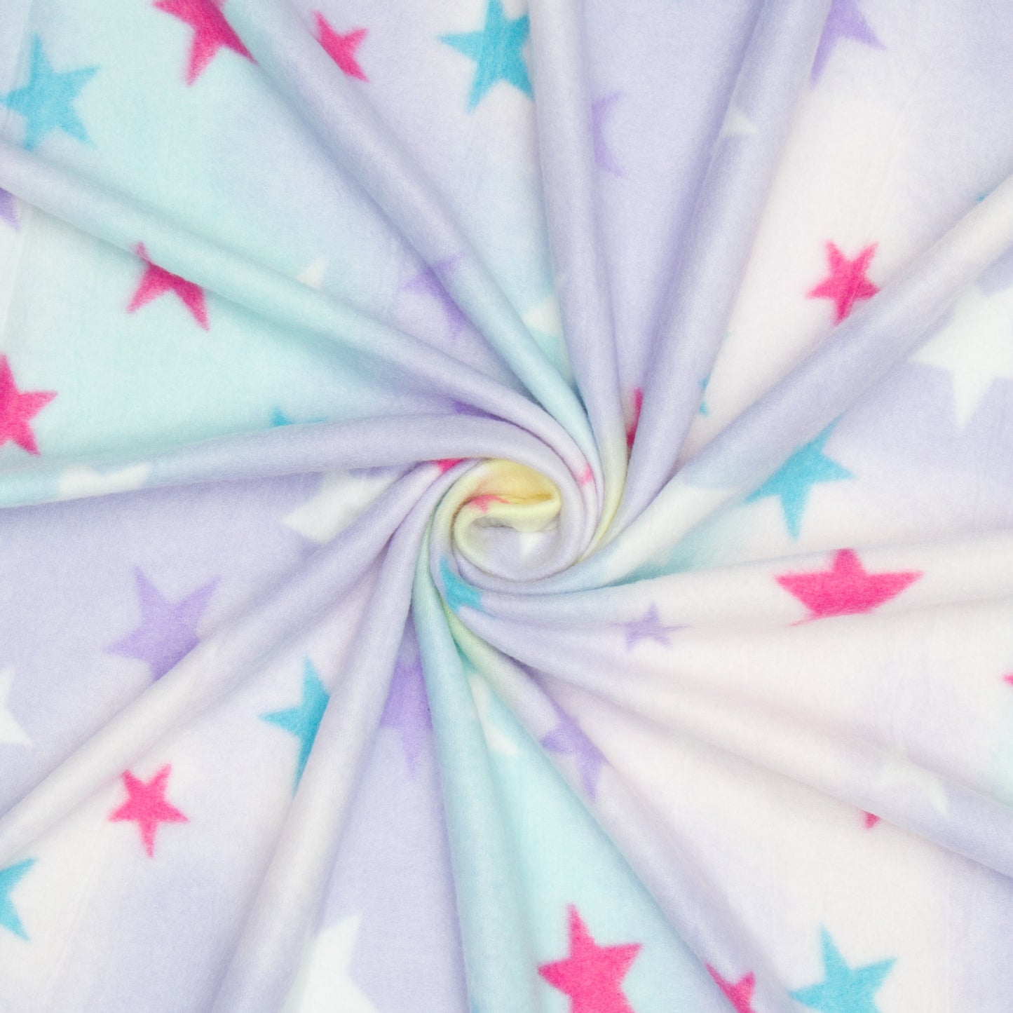Printed Polar Fleece Stars