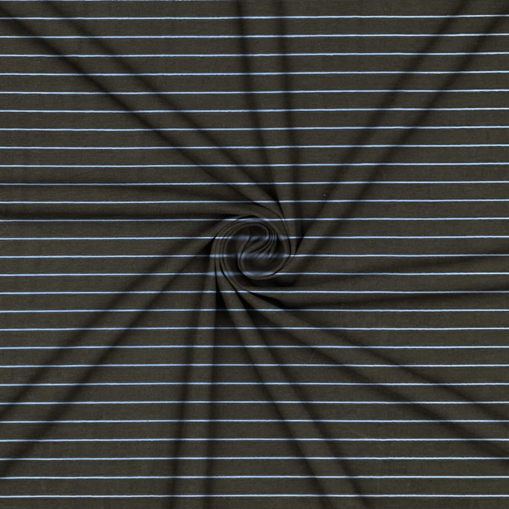 Mini Matt Blue Lines - Ragland Fabrics