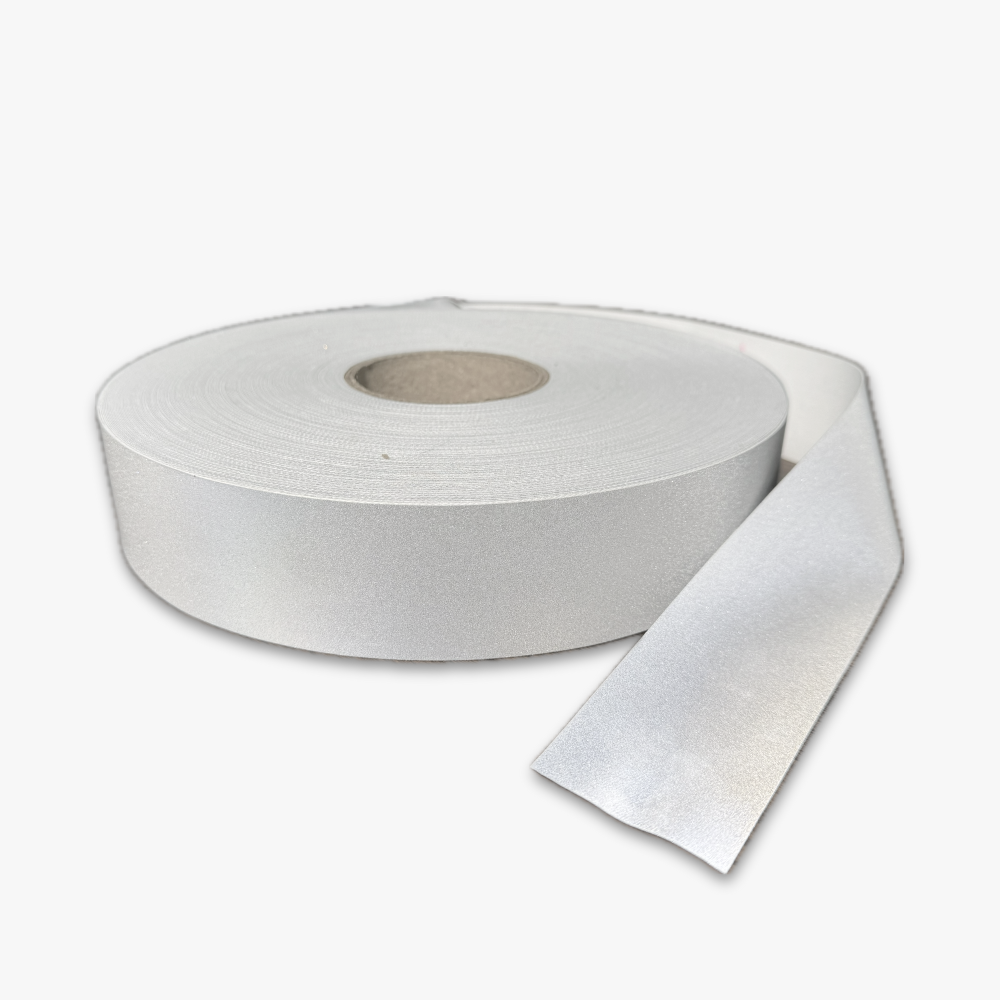 Reflective Tape Silver 50mm - Flame Retardant