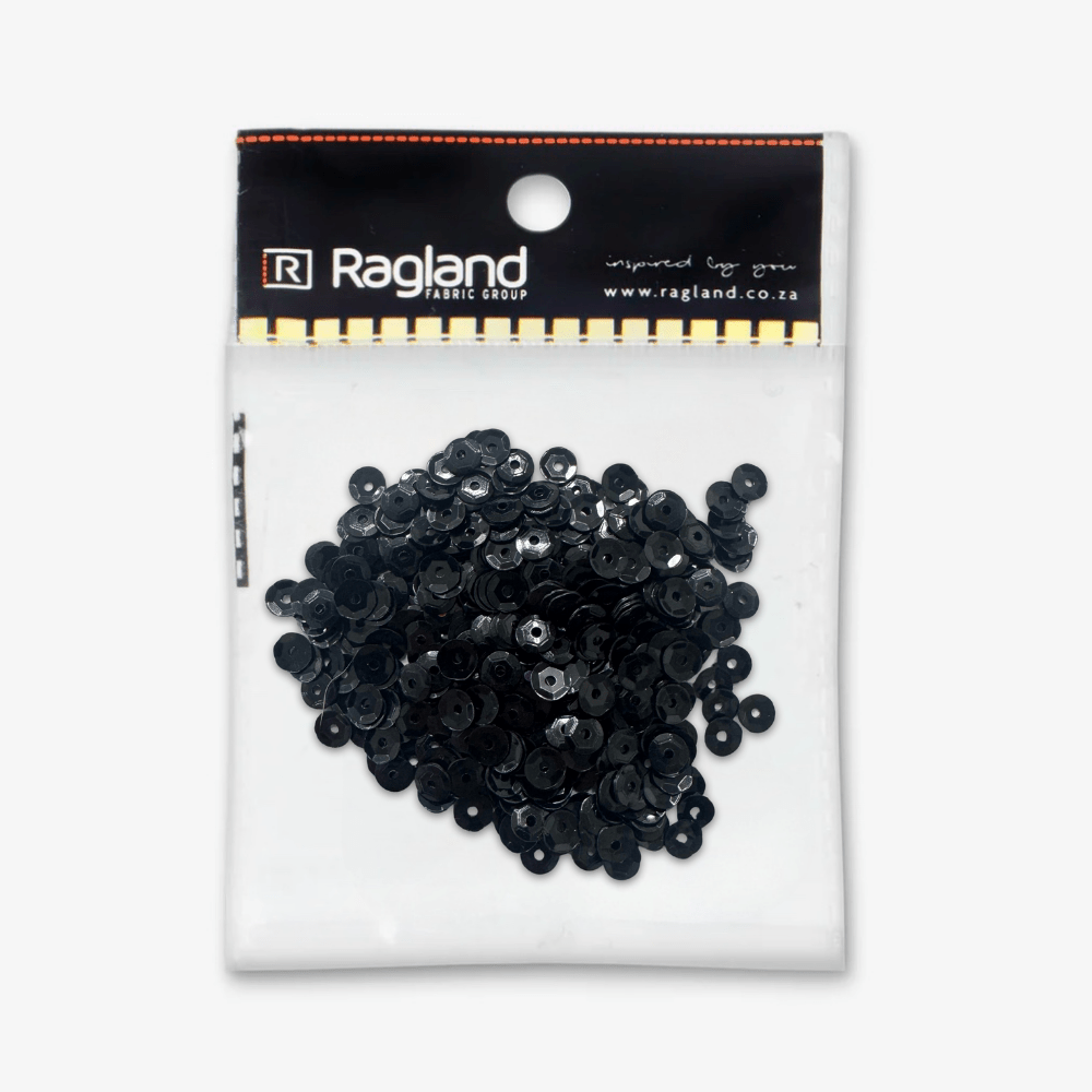 Sequins Pearly Black 5gram - Ragland Fabrics