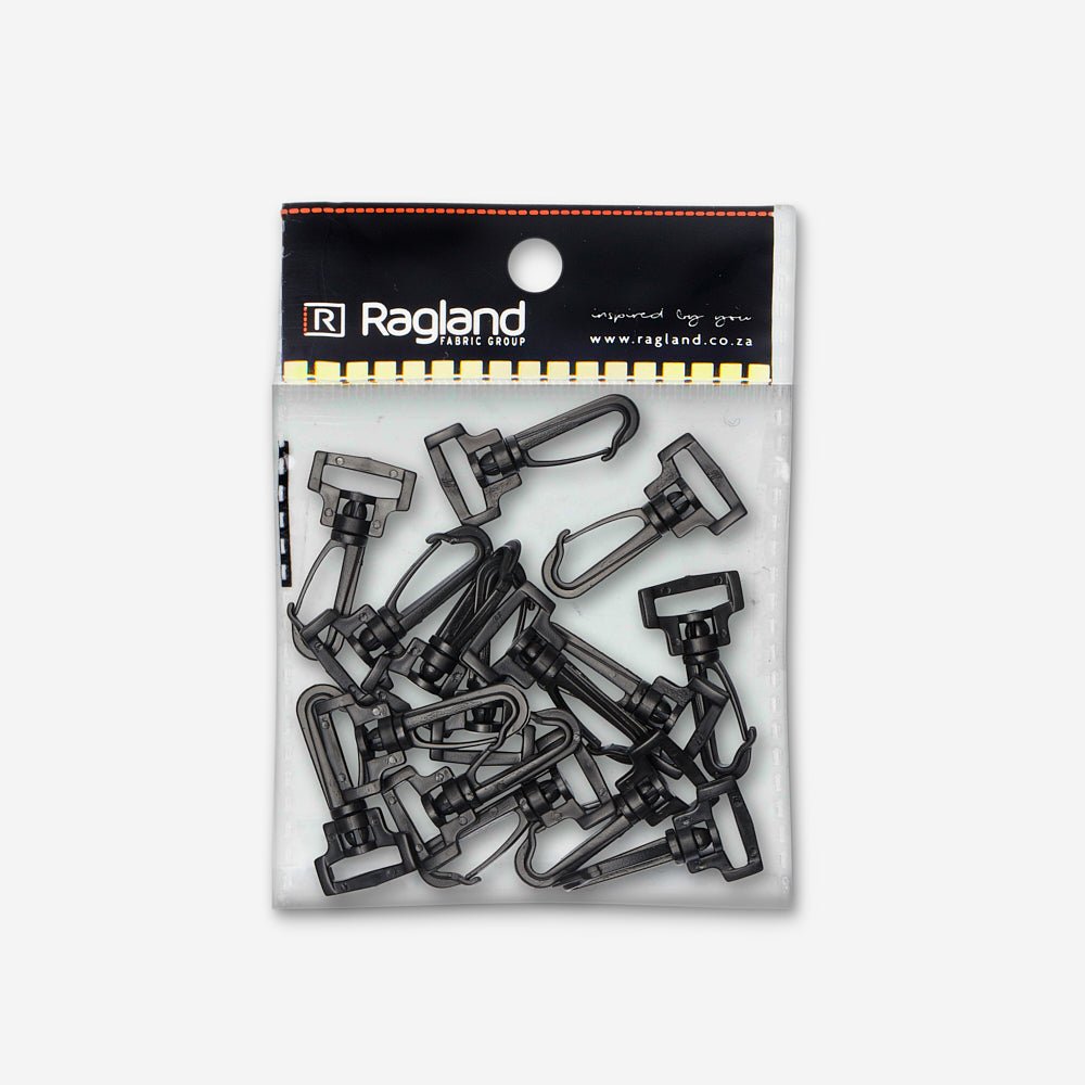 Snap Hooks Plastic 25mm - Ragland Fabrics