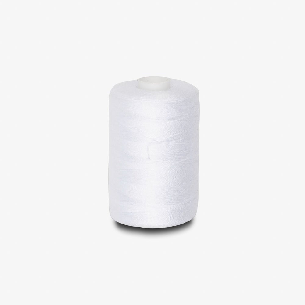 Thread 1000met Reel White 101 - Ragland Fabrics