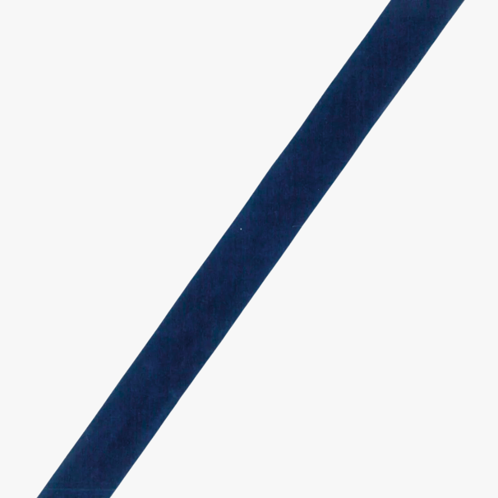 Velvet Ribbon 25mm Navy - Ragland Fabrics