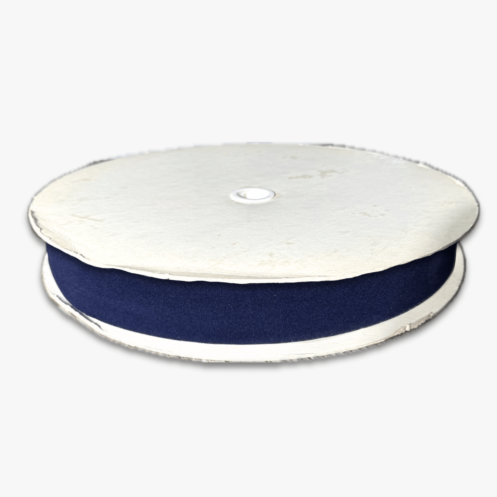 Velvet Ribbon 38mm Navy - Ragland Fabrics