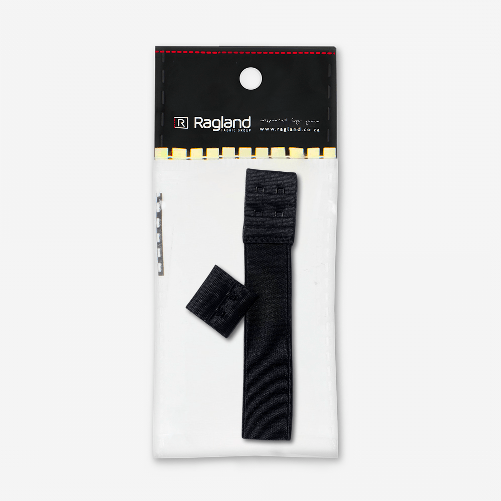 Bra Back Extender - 28mm | Black - Ragland Fabrics