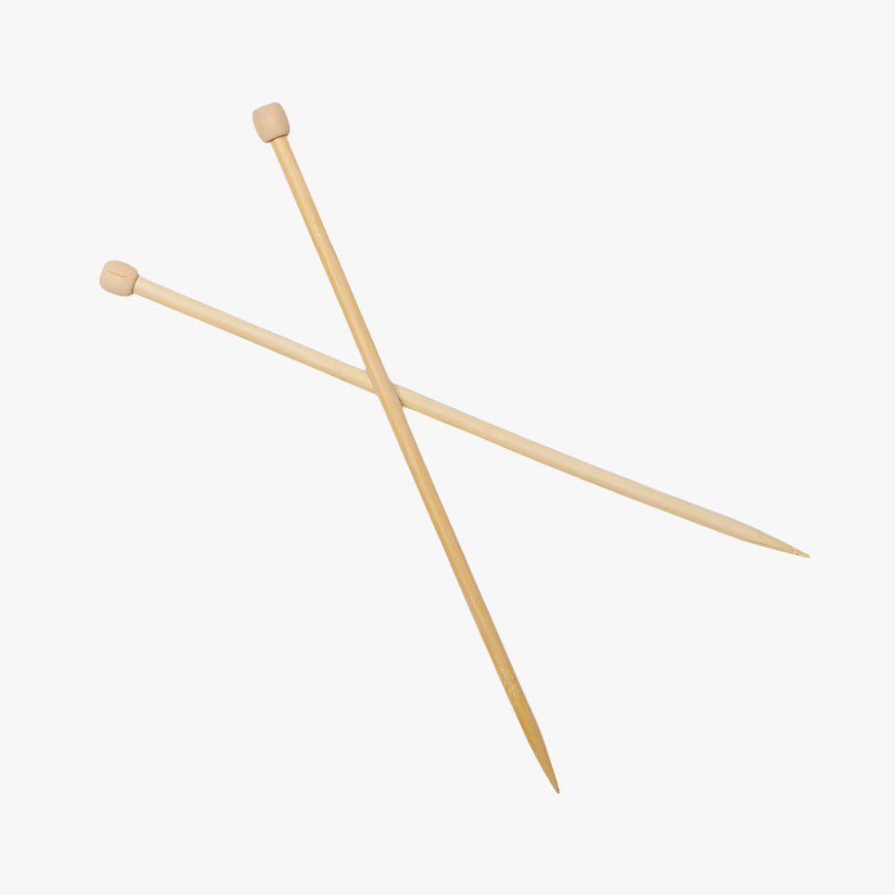 Bamboo Knitting Needles 9.00mm TO BE DISC - Ragland Fabrics