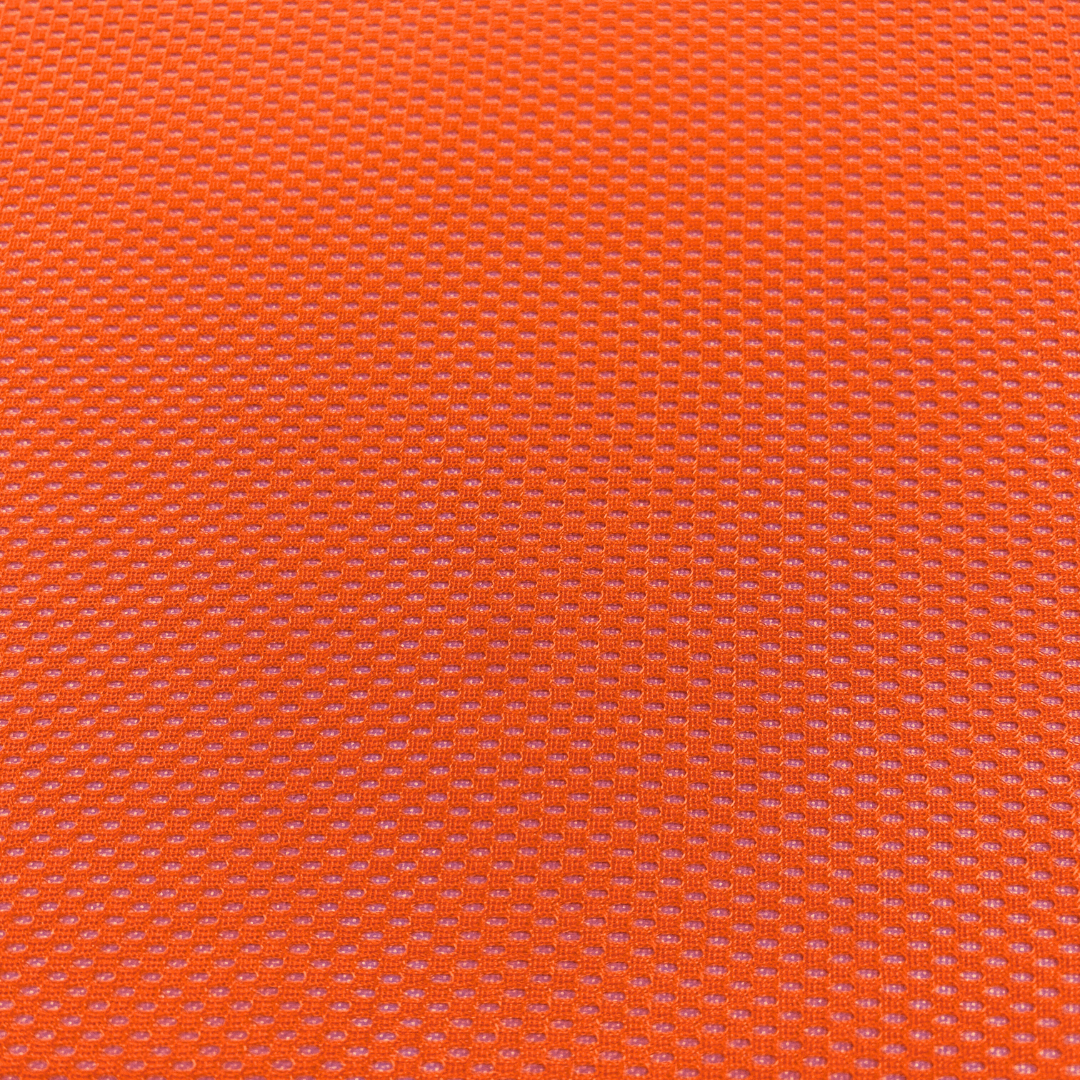 Eyelet Mesh Lumo Orange - Ragland Fabrics