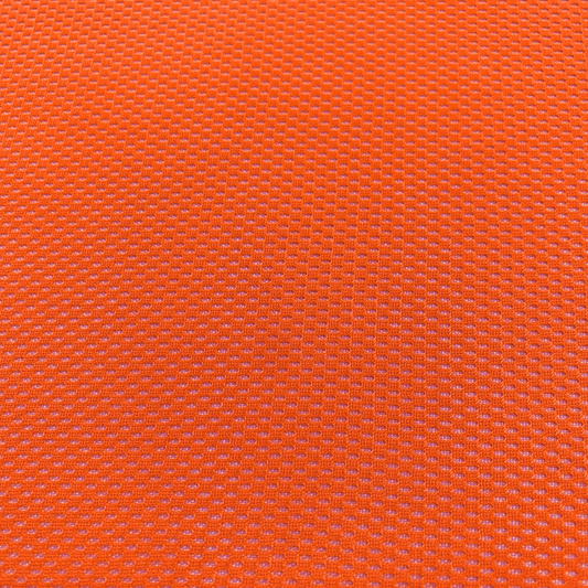 Eyelet Mesh Lumo Orange - Ragland Fabrics