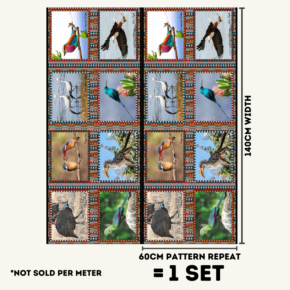 Place Mats South Africa Birds - Ragland Fabrics