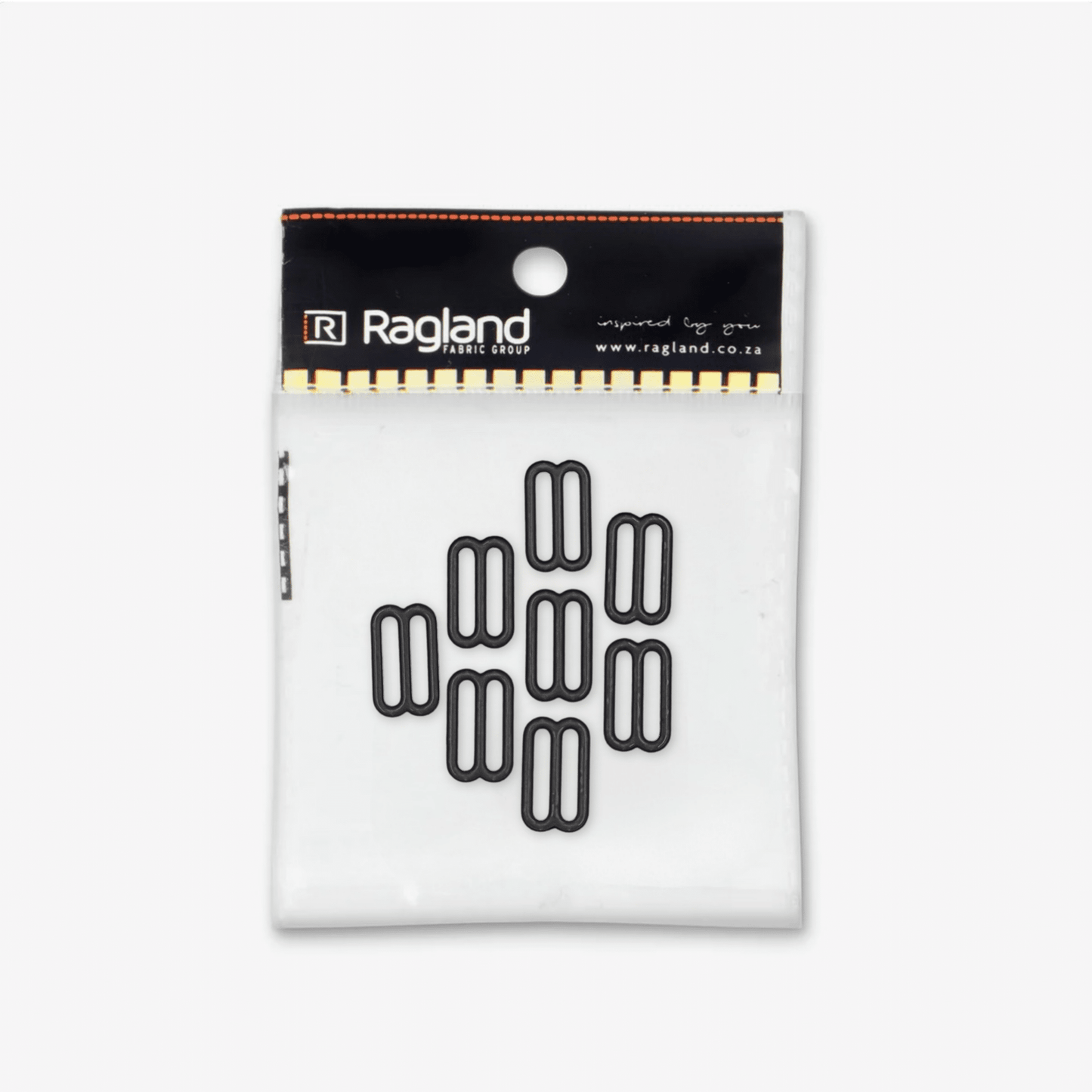 Bra Strap Adjuster - 18mm | Black - Ragland Fabrics