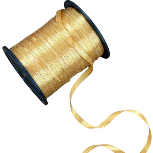 Satin Ribbon 6mm Bronze 84 | TBD - Ragland Fabrics