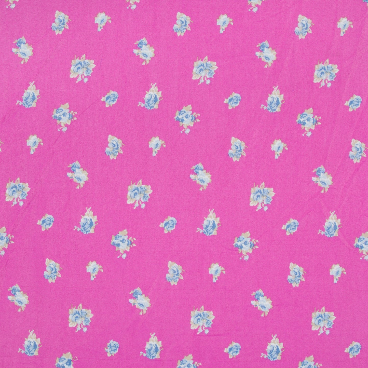 Printed Georgette Floral Blue - Ragland Fabrics