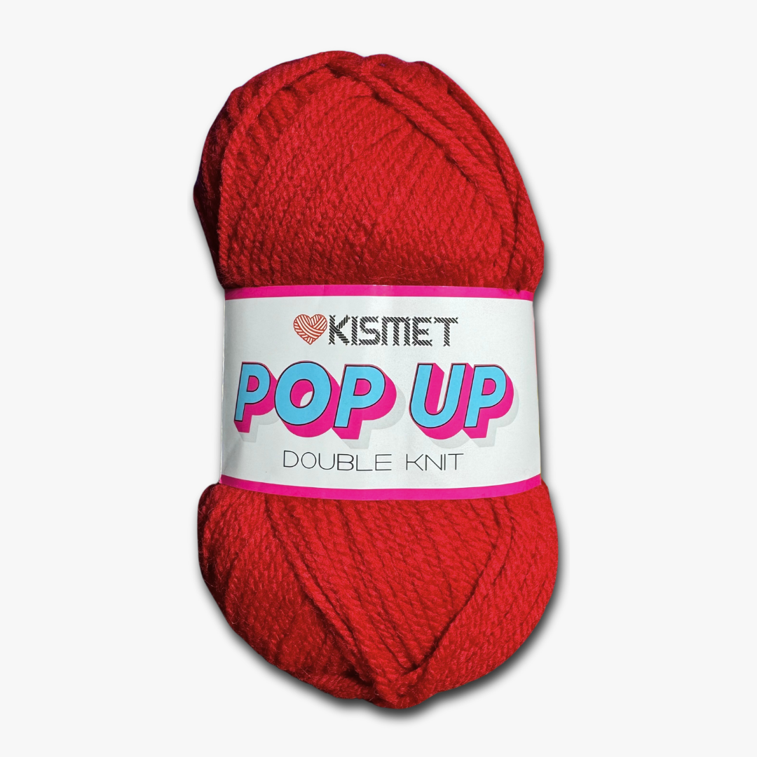 Pop Up Dbl Knit Red #09