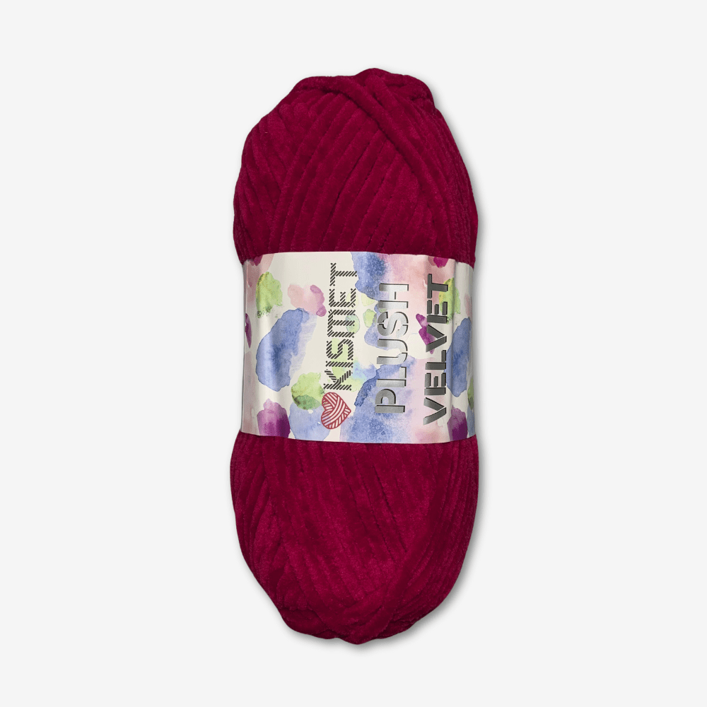 Plush Velvet Pillar Box Red Col.45 - Ragland Fabrics