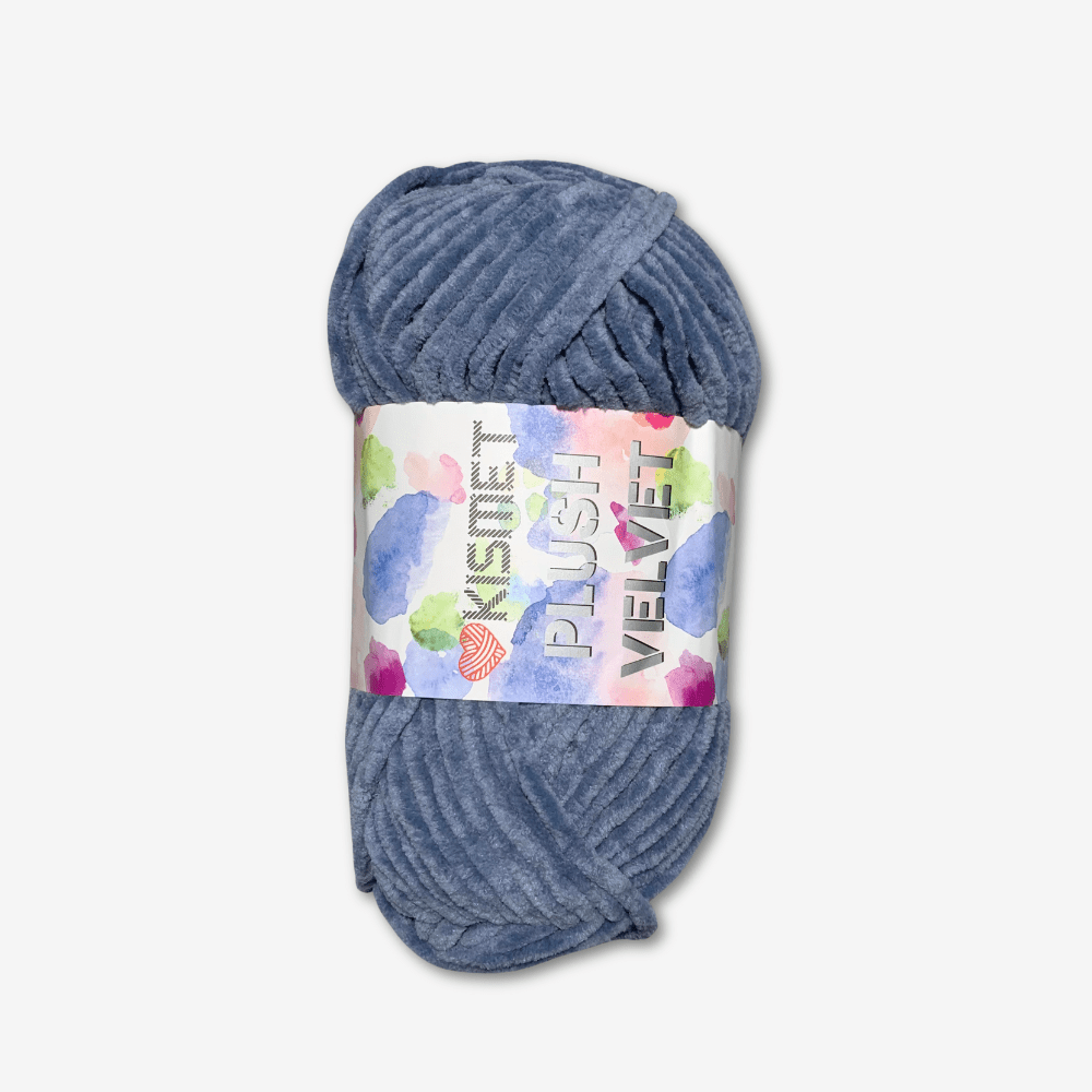 Plush Velvet Indigo Blue Col.47 - Ragland Fabrics