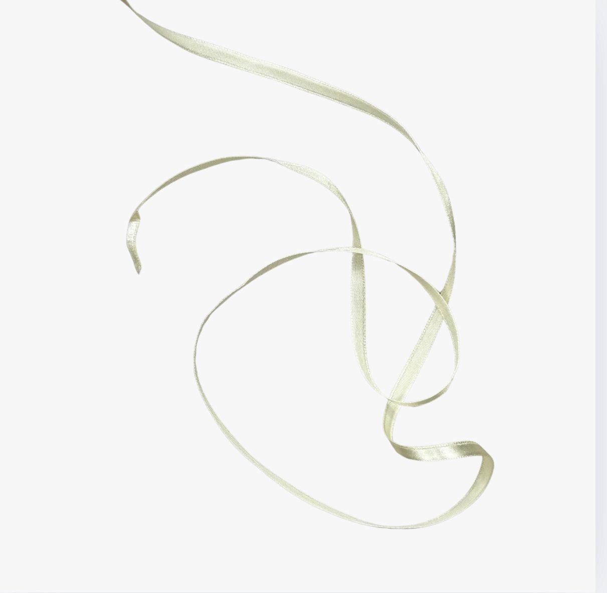 Satin Ribbon 6mm Creme | TBD - Ragland Fabrics