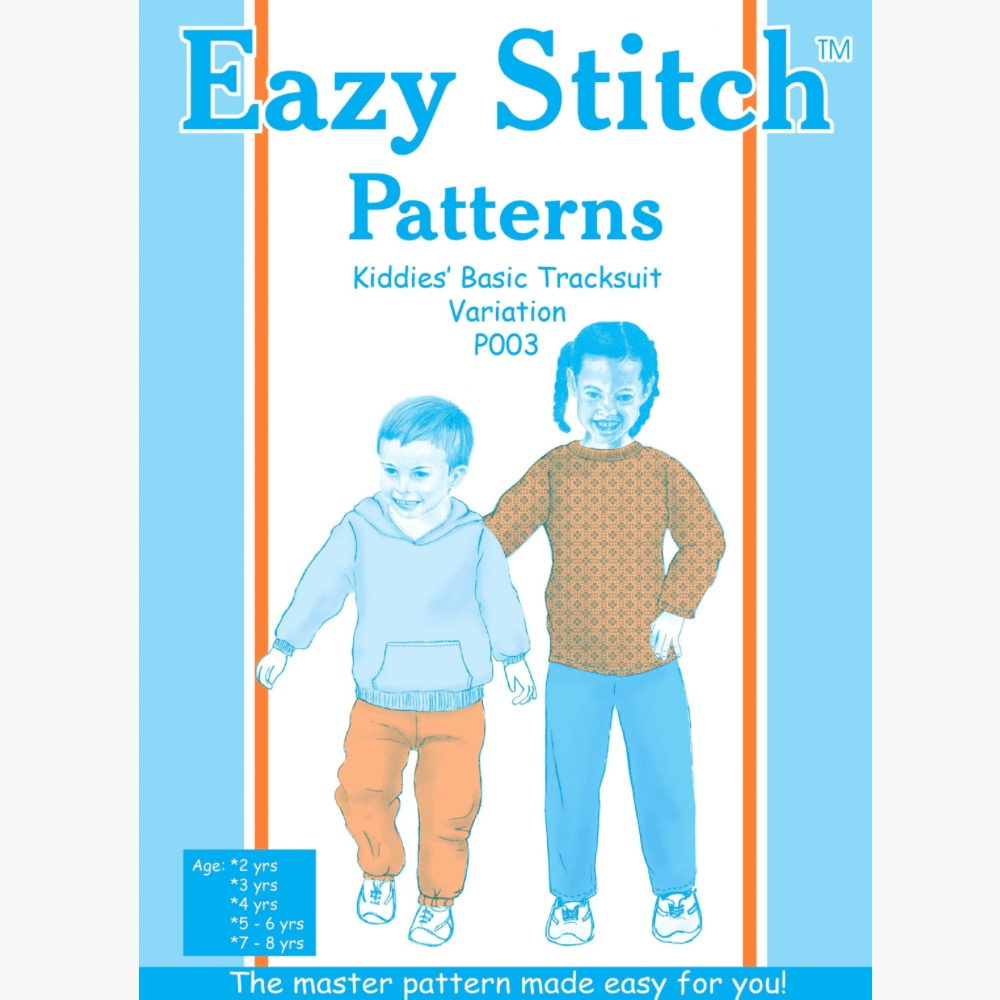 Eazy Stitch Patterns | Kiddies Basic Tracksuit - Ragland Fabrics