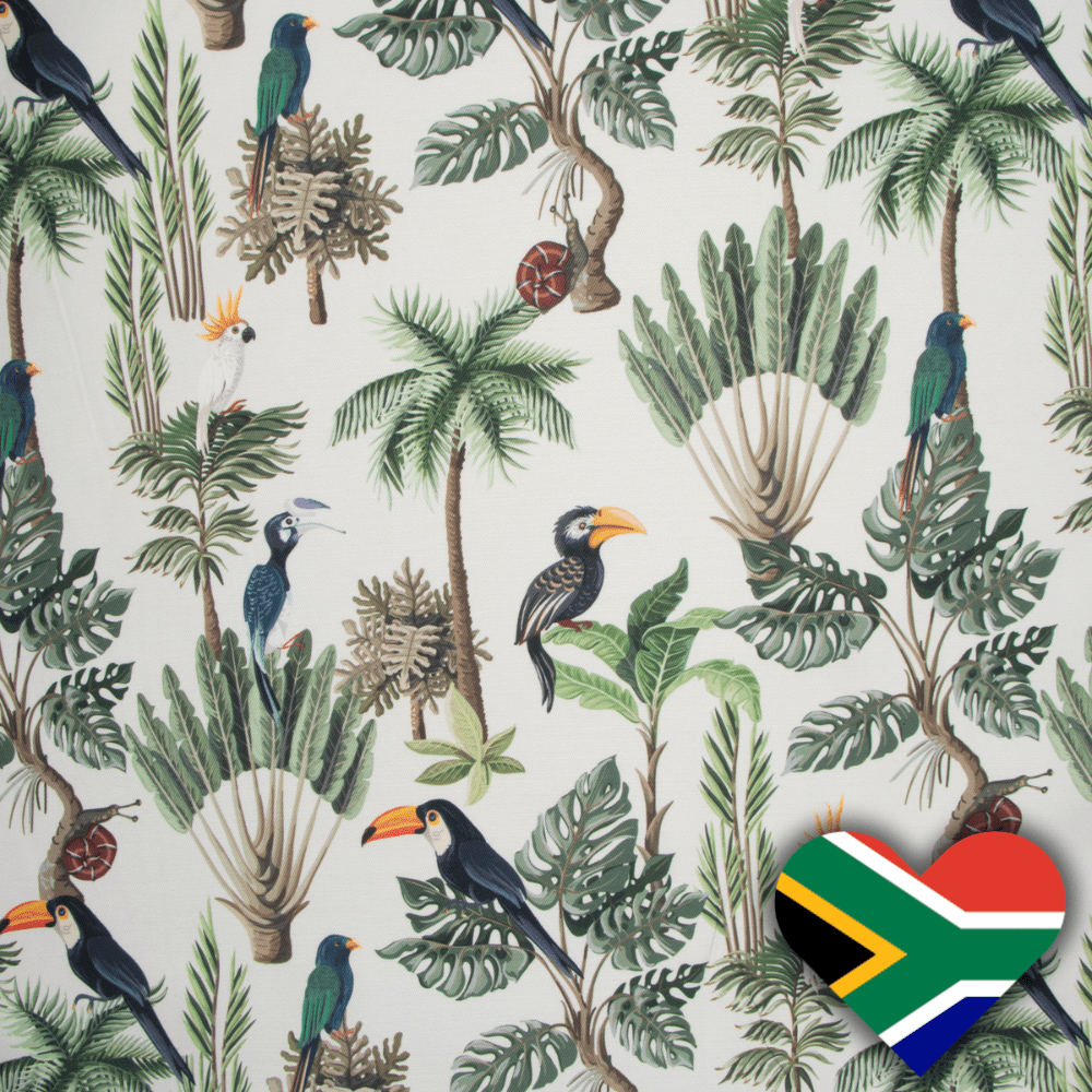 Eco Fabric Toucan Beige 140cm - Ragland Fabrics