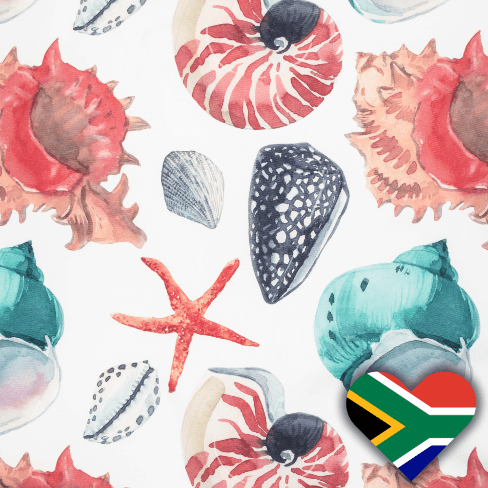 Eco Under The Sea White 693 - Ragland Fabrics