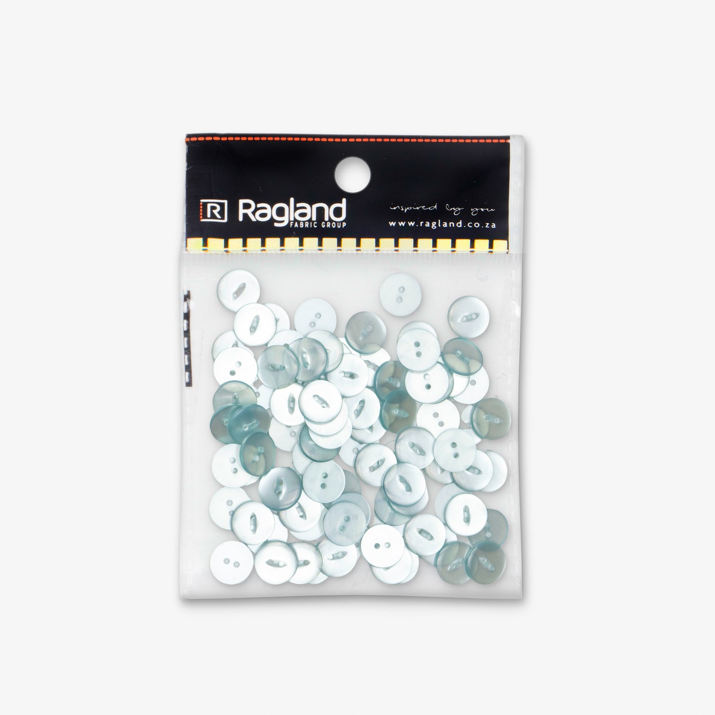 Buttons Fish Eye Aqua - 16.50mm