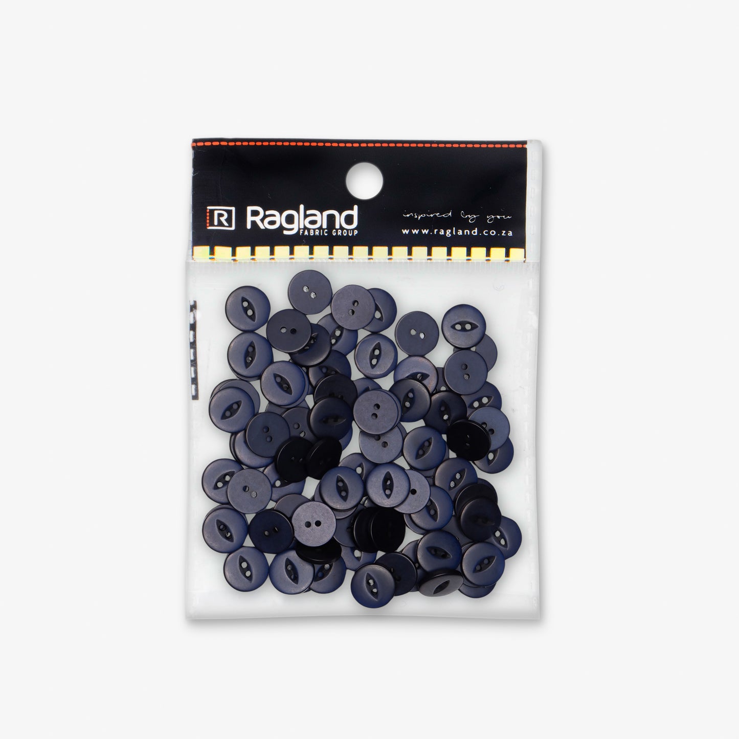 Buttons Fish Eye Navy - 16.5mm