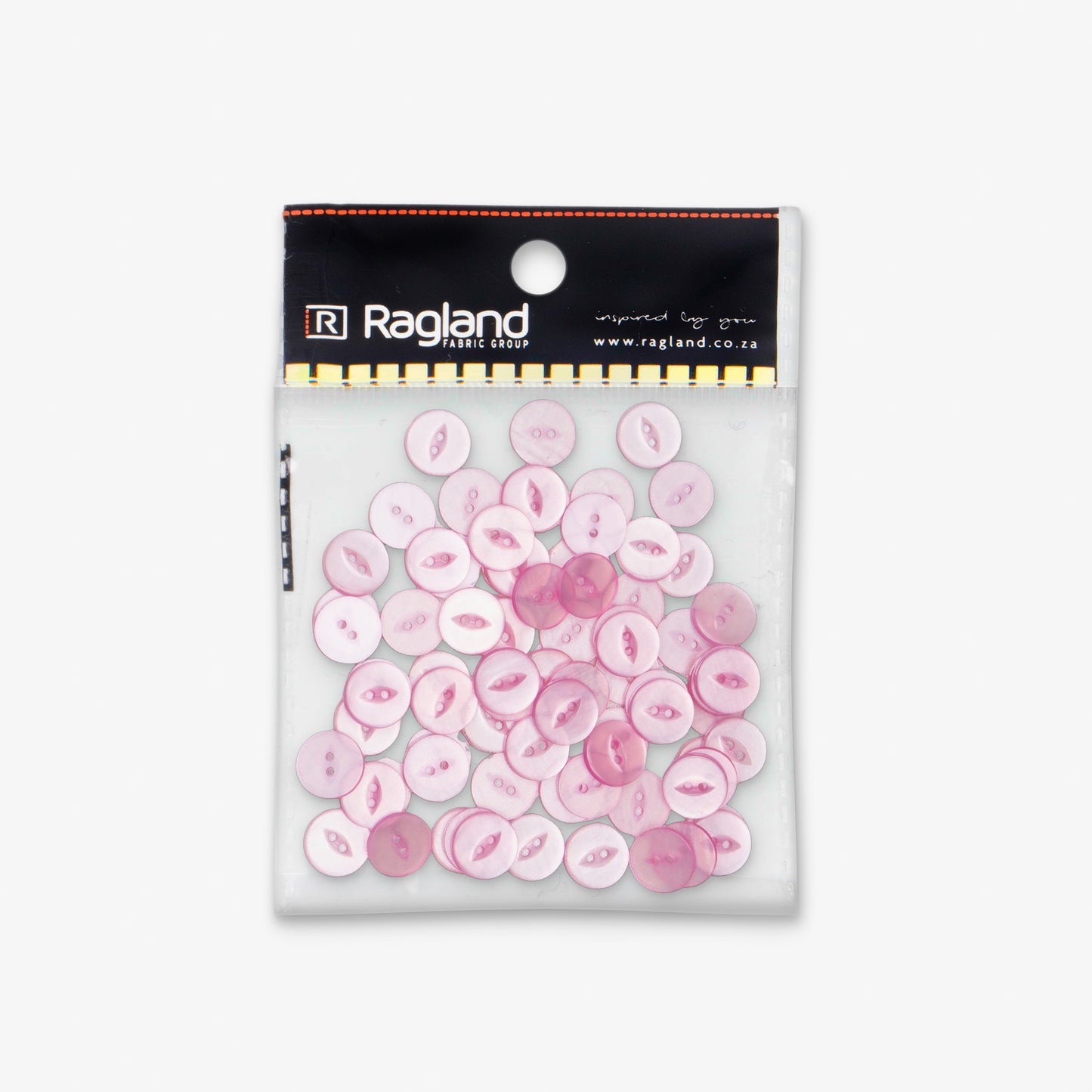 Buttons Fish Eye Pink - 16.50mm