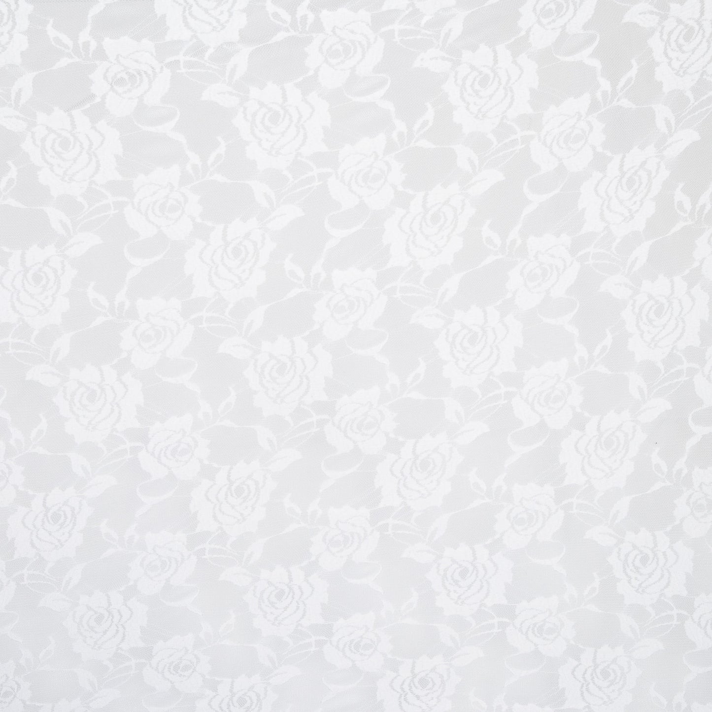 Flocked Tulle White