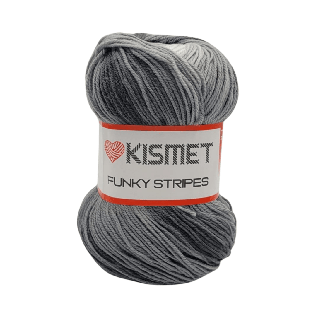 Wool Funky Stripe Dark Skies - Ragland Fabrics