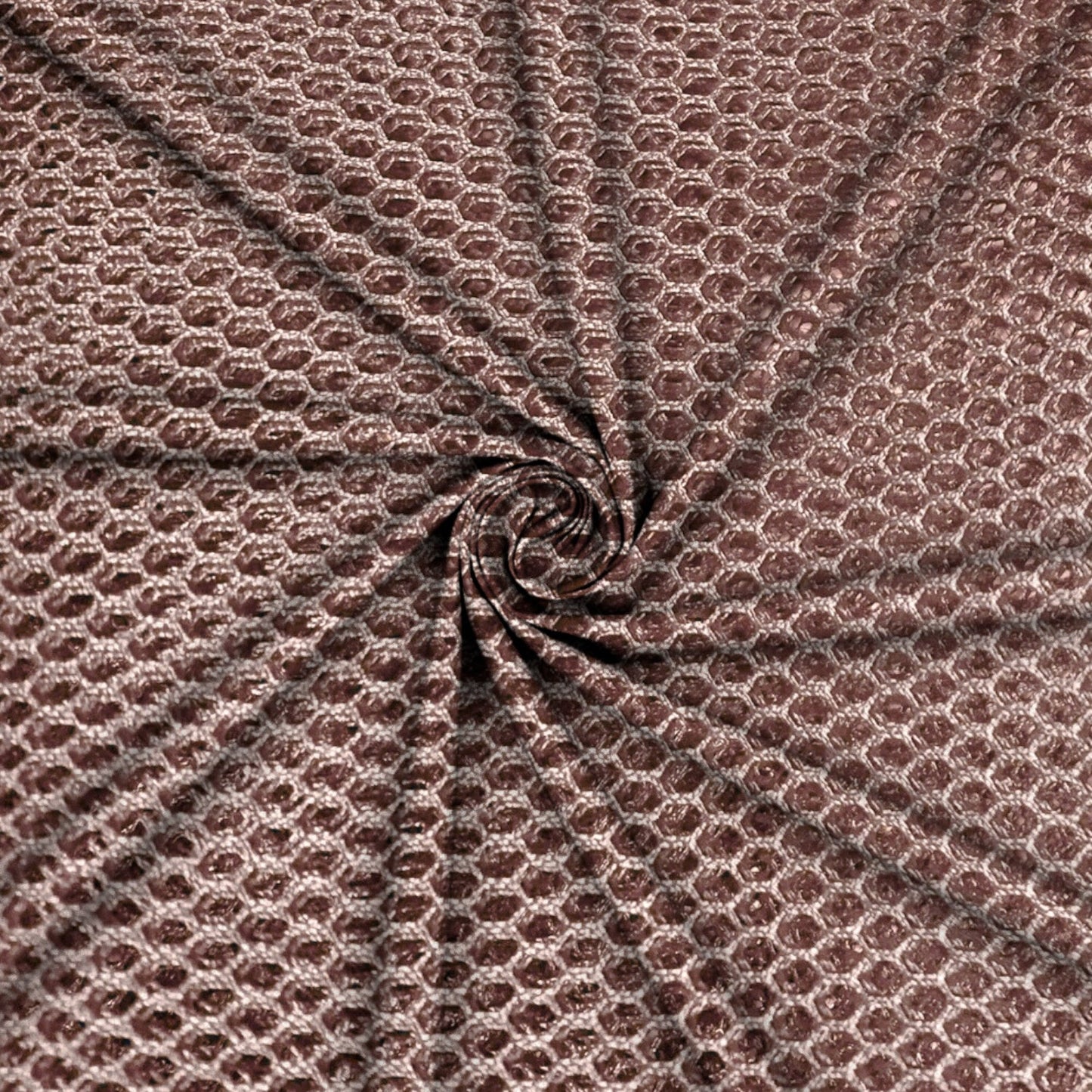 Honey Comb Mesh Rose Khaki - Ragland Fabrics