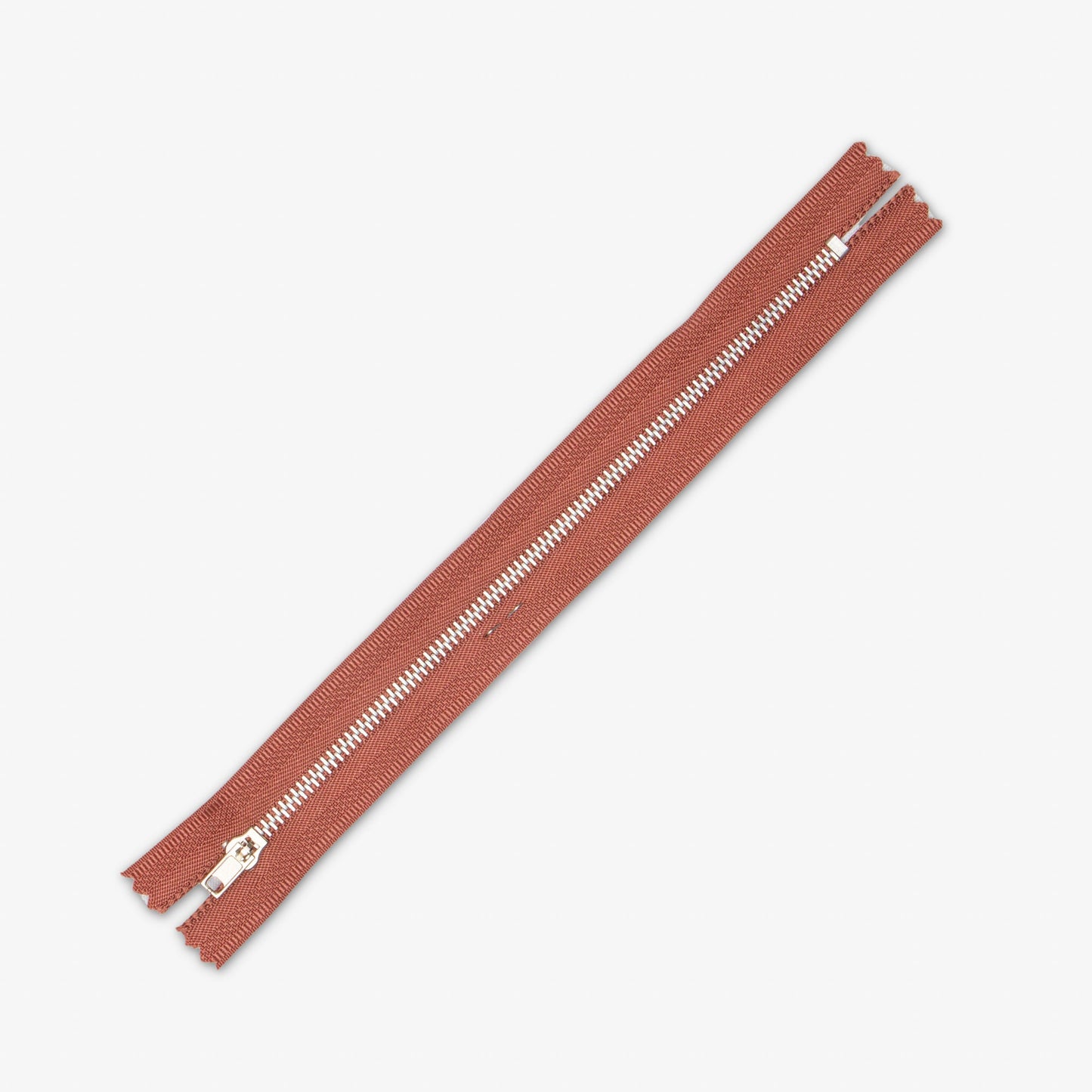 Metal Trouser Zips Rust - 20cm