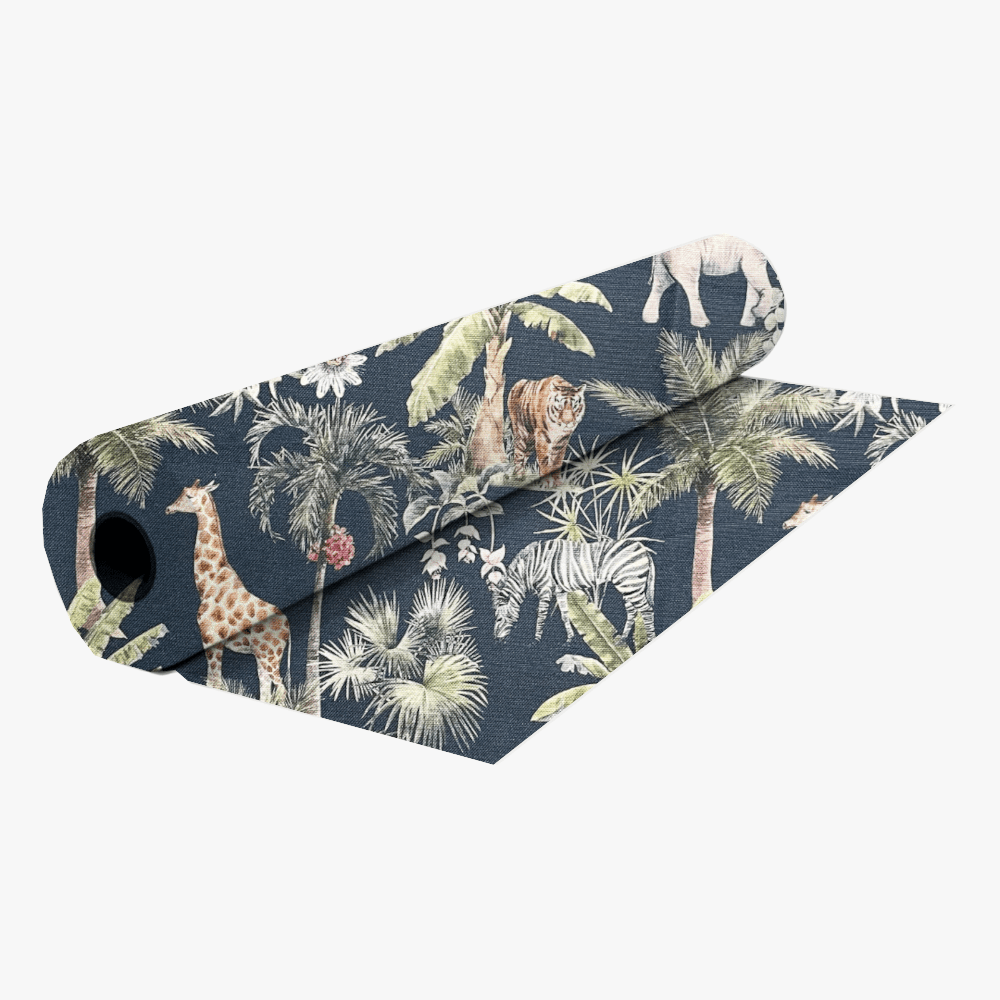 Box Weave Furnishing Night Jungle - Ragland Fabrics